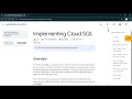 Implementing Cloud SQL