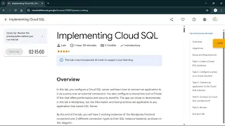Implementing Cloud SQL