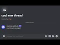 Discohook - Send messages to threads forum channels