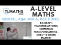 A-Level Maths B9-21 Graph Transformations Combining Transformations - Does the Order Matter