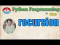 48 PYTHON PROGRAMMING - RECURSION FACTORIAL OF NUMBER