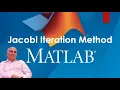 Jacobi s Iteration Method MATLAB with out Loop Part Numerical Techniques