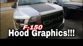 Hood Graphics on my F150 Rocky Mountain Graphics