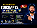 Python Constants Explained Constants vs Variables Python for Beginners