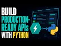 FastAPI Full Crash Course Build APIs with Python