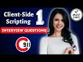 Client-Side Scripting Interview Questions - Part 1 ServiceNow Interview Questions