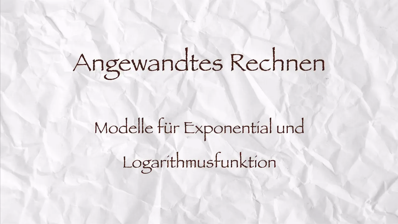 Modelle für die Exponential und Logarithmusfunktionen
