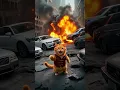 Download Lagu The cat set the town on fire #shorts #animationcartoon #cartun #cat #car