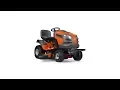 Husqvarna 22-HP V-twin Hydrostatic 42-in Riding Lawn Mower
