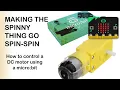 Using a DC motor with microbit in makecode Python - part 1