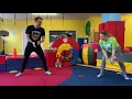 Exercise Dice Game with Mr Gareth Miss Jess