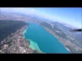Lac d'Annecy vu du ciel - Musique : Time de Hans Zimmer au piano
