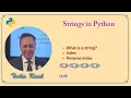String an immutable class in Python CBSE