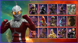 ultraman all kaiju heisei ultraseven 