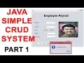 Java Simple Crud System part 1
