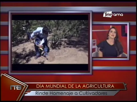 Día mundial de la agricultura rinde homenaje a cultivadores