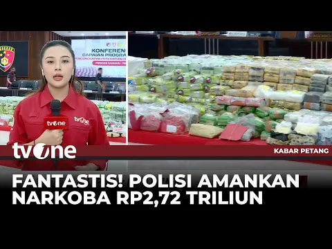 Pengungkapan Peredaran Gelap Narkoba 4,171 Ton