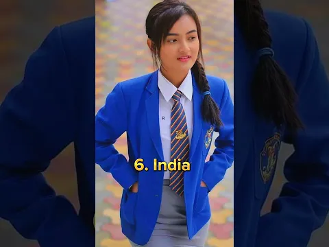 Download MP3 Top 10 Countries With Most Beautiful 🥵👗School Uniform  In The World 2023 | #shorts #viral #top10