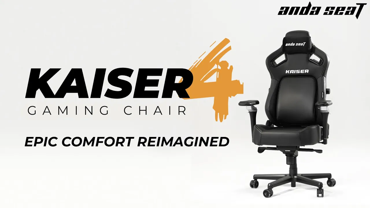 AndaSeat — Anda Seat Kaiser 4 Gaming Chair Features (YouTube video ad)