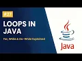 - While Loop in Java Explained Clearly with Examples