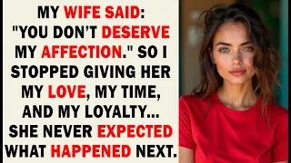 She Said I Didn’t Deserve Her Affection—So I Took Away My Love, Time & Loyalty