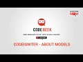 Basic Codeigniter Tutorials - About Models