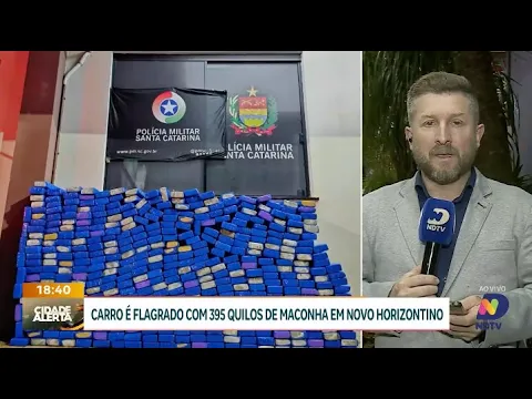 Carro é flagrado com 395 quilos de maconha em Novo Horizontino
