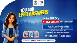 EPFO LIVE | Pension Claims, Documents Required & Grievances | Ask EPFO Experts