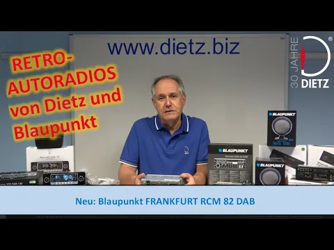 Download MP3 Retro Autoradio: Blaupunkt Frankfurt RCM 82, Bremen SQR 46 und Dietz Retro300DAB/BT