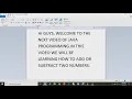 Learn How to Add or Subtract Two Numbers in Java