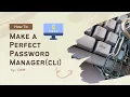 Python Password Manager CLI Tutorial Beginner Friendly