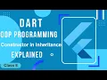 Constructor in inheritance in Dart OOP in Dart Flutter thecodecollege