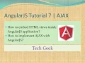AngularJS Tutorial 7 AJAX View Inclusion