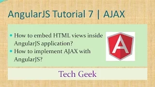 AngularJS Tutorial 7 AJAX View Inclusion
