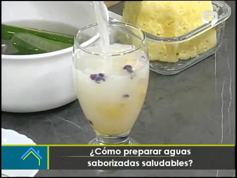 ¿Como preparar aguas saborizadas saludables?