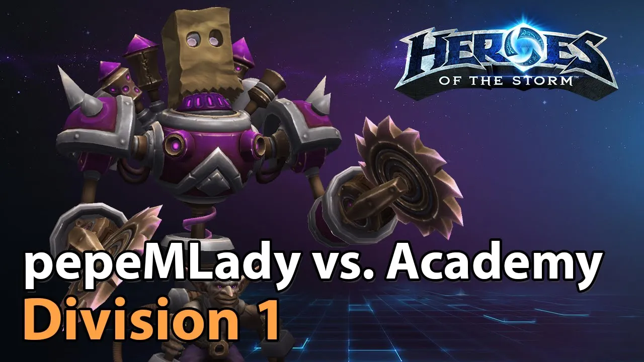 ► pepeMLady vs. Team Academy - Division 1 - Heroes of the Storm Esports