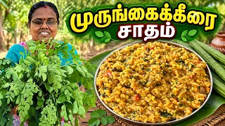 சத்தான முருங்கை கீரை சாதம் / 15 நிமிடத்தில் சமைக்கலாம் / Murungai Keerai sadham / Drumstick Recipe