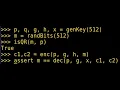 Demo of ElGamal Encryption Scheme