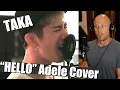 First time reaction \u0026 Vocal ANALYSIS - Adele - Hello (Cover by Taka from ONE OK ROCK)