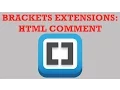 Brackets Extensions - HTML Comment