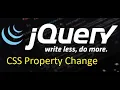 Change css property with button click in jquery Jquery ASPHero