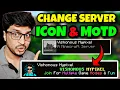 EASIEST Way to Change Your Minecraft Server Icon and MOTD How To Add Server Icon MOTD