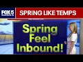 Clima en DC Condiciones primaverales tras el tiempo tormentoso