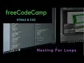 Nesting For Loops freeCodeCamp Basic Javascript