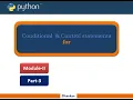 Python programming language for loop Module 2 Part 3