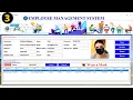 - Employee Management System Project With Database in Python Python Project