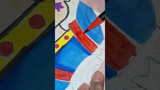 Coloring my drawing of Rainbow Brite
