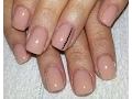 Short Nude Acrylic Nails Quick And Easy Nail Design