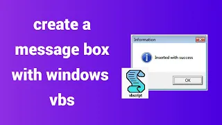 How To Create A Message Box In Windows Vbs