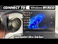 How To Connect Bose Quiet Comfort Ultra 2 Headphones To Windows PC Laptop via USB-C Cable